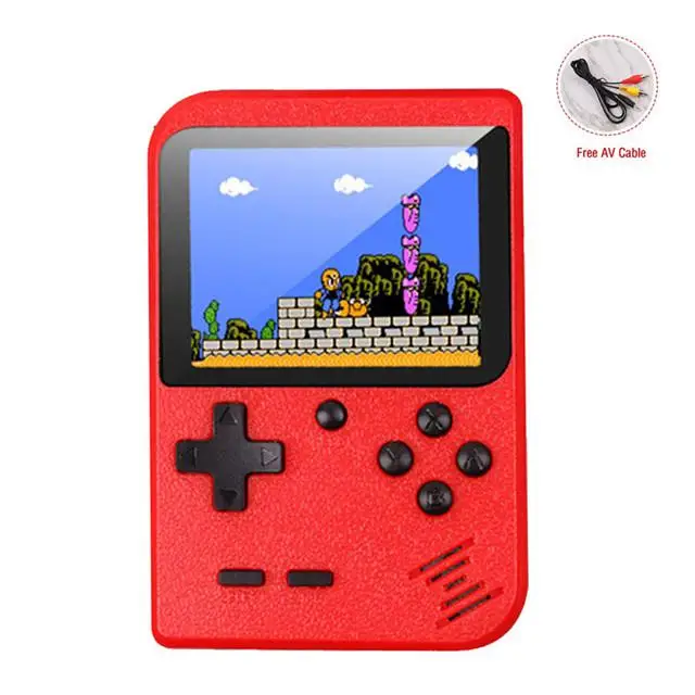 3,0 дюймов RS-50 портативная игровая консоль 400 игры ретро тетрис игровой плеер Поддержка подключение к ТВ легкая пластиковая головная игра - Цвет: Red - A