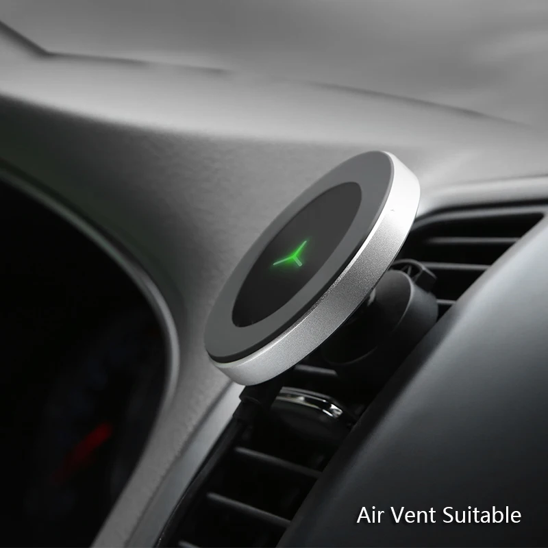 

For iPhone X XR 8 Wireless Car Charger For Xiaomi Mi 8 Mi 9 Charging Station Dashboard QI Wireless Charger Stand Air Vent Holder