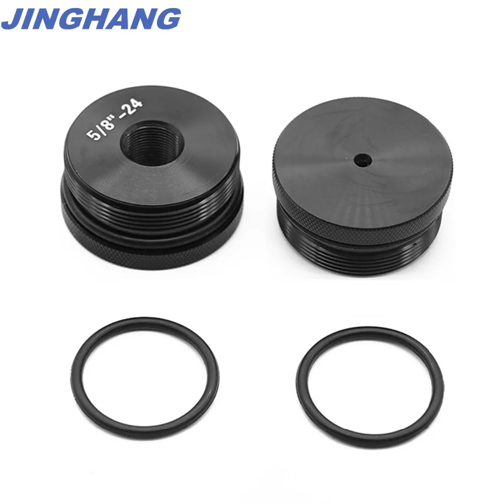 Premium Replacement End Cap Set for WIX/NAPA 4003/24003 - 5/8-24 & Center Marked, Black image 2