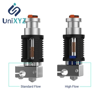

UniXYZ E3D V6 Hotend All Metal for Ender 3 and V6 Adapter Hotend Support 1.75mm Soft Filament Extrusion Head 3D Printer