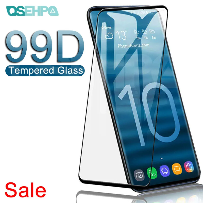 99D полное закаленное стекло для samsung Galaxy S10 S9 S8 Plus S10e S7 Edge A6 A8 Plus Защитная пленка для экрана