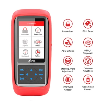 

XTOOL X100 Pro2 Auto Key Programmer for programming keys in immobilizer units on vehicles OBD2 OBD 2 with EEPROM Adapter