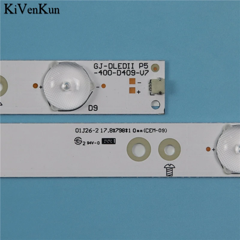 필립스 40PFT5300/12 40PFT4509/60 40PFT5300/60 바용 LED 백라이트 스트립 GJ-DLEDII P5-400-D409-V7 밴드 눈금자 2K15-D2P5-395