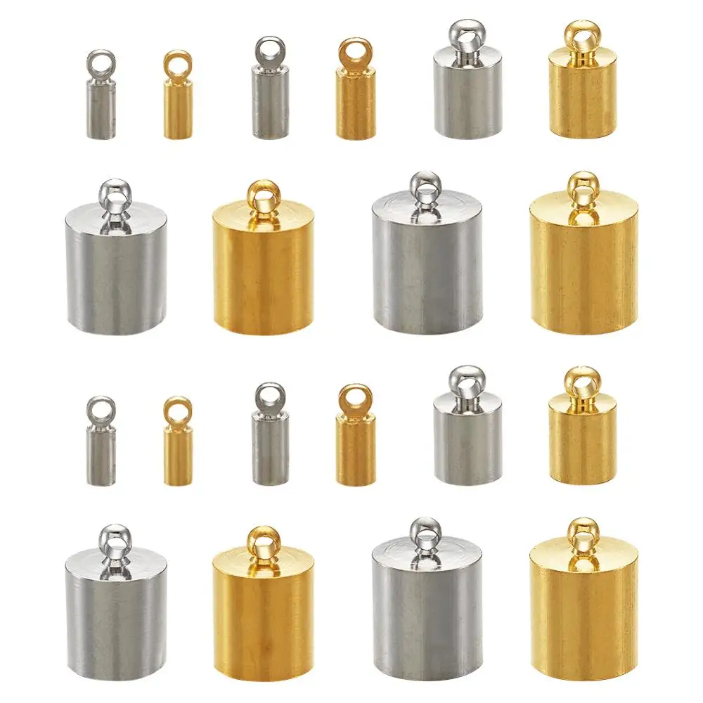 

Brass Cord End Tassel Cap Cord Link Buckle for Kumihimo Barrel and Jewelry Making Mixed Color, 13.5x7x3cm 170pcs/box