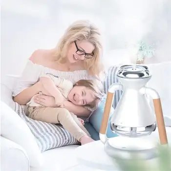 

USB Air Humidifier Mobile Phone Wireless Charging Home Mist Maker Essential Oil Diffuser Office Ultrasonic Aroma Diffuser
