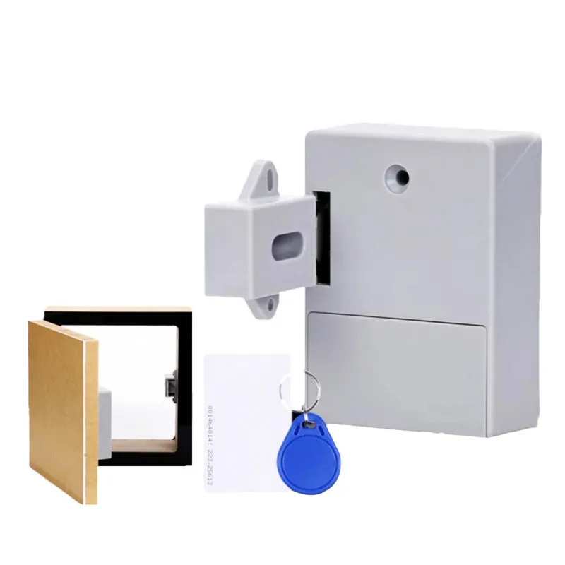 

Cardoria Invisible Hidden Intelligent Sensor Cabinet Lock Electronic Locker Wardrobe Shoe RFID Drawer Door Lock Cabinet Locker