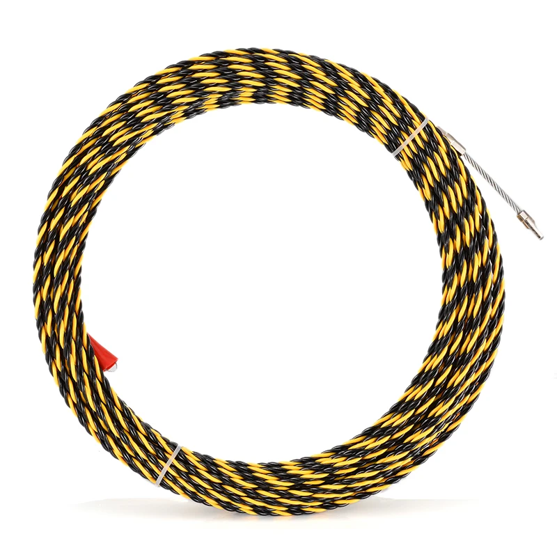 New 6.5mm*30m Nylon Fish Tape Electric Cable Push Puller Snake Conduit Ducting Cable Rodder Wire Guide