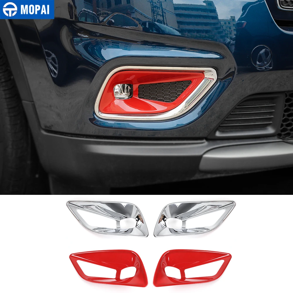

MOPAI Car Stickers for Jeep Cherokee 2019+ ABS Car Front Fog Light Lamp Decoration Cover Accessories for Jeep Cherokee 2019+
