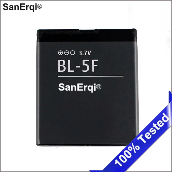 

10PCS/LOT BL5F BL-5F battery For Nokia N78 N95 N96 N98 N93i 6290 E65 6290 6210S/N 6710N C5-01 battery BL-5F Battery