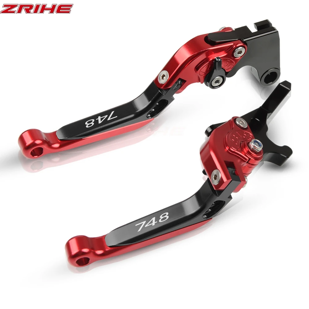 CNC рычаги тормоза мотоцикла сцепления для DUCATI 748 1999-2003 2000 2001 2002 скремблер Регулируемый рычаг складной Мото Аксессуары