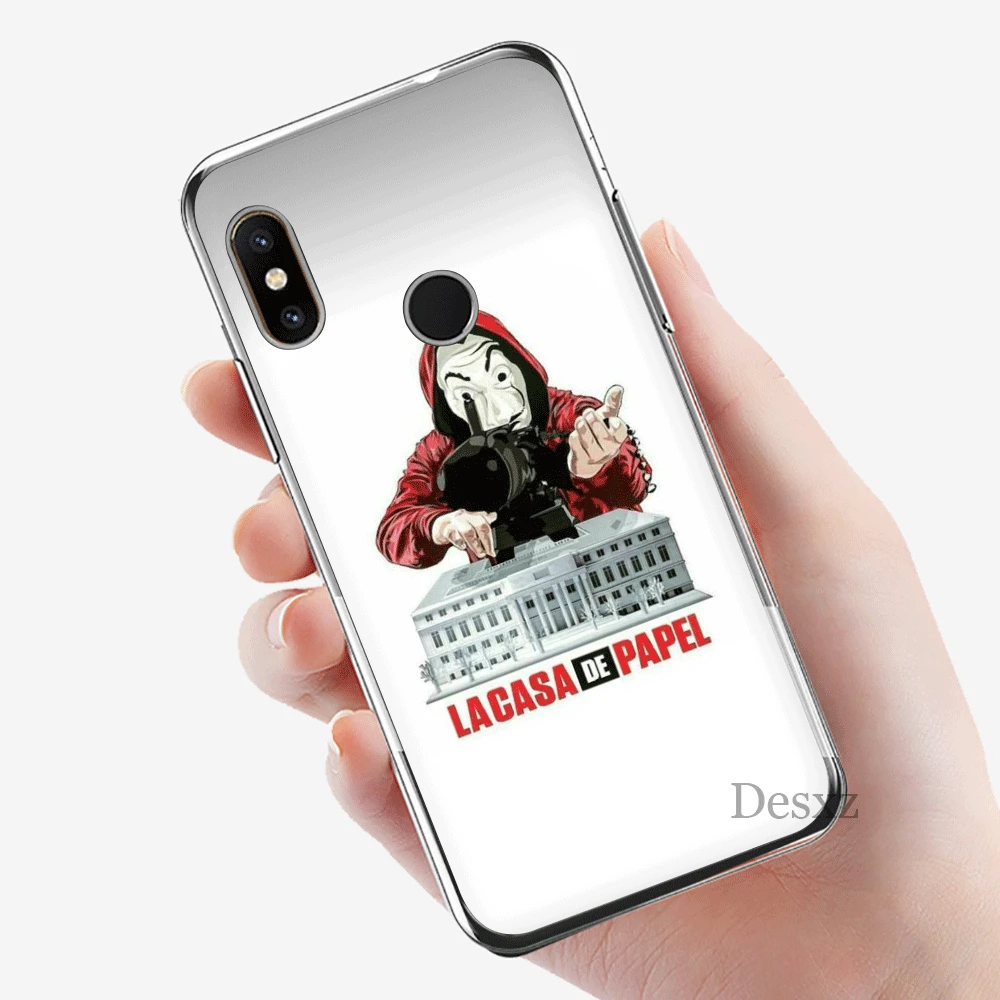 8 Чехол для телефона Xiaomi mi CC9 CC9E 9T mi x 2S 6 8 9 SE A1 A2 5X 6X MAX 3 A3 Pro Lite Cover Heist Money Heist House Of paper Shell - Цвет: 8
