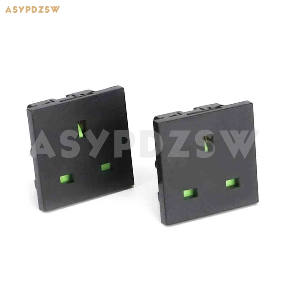 

2 PCS RB-02 UK standard AC power supply socket 13A 250V Female socket With protective door