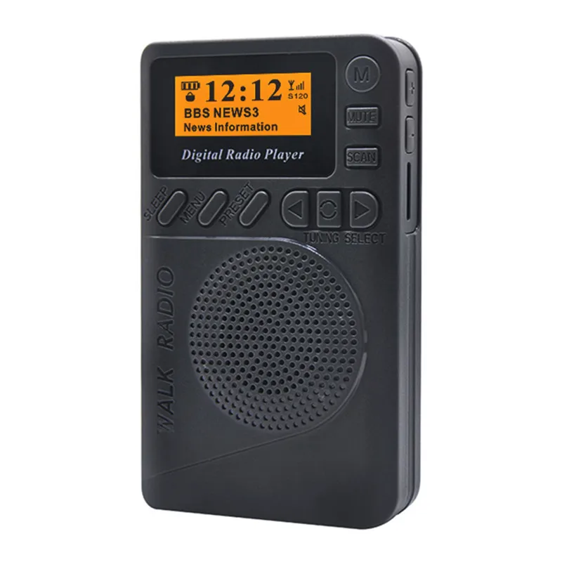 Цифровое FM-радио DAB портативное мини-радио высокочувствительная штыревая