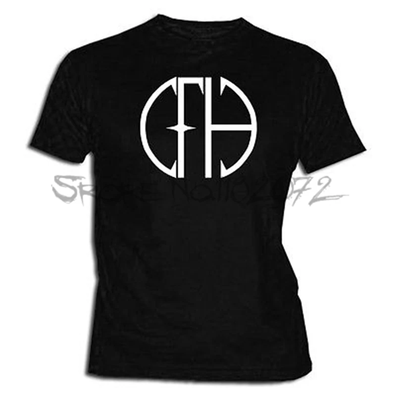 Camiseta CFH футболка европейского размера черная хлопковая мужские летние модные