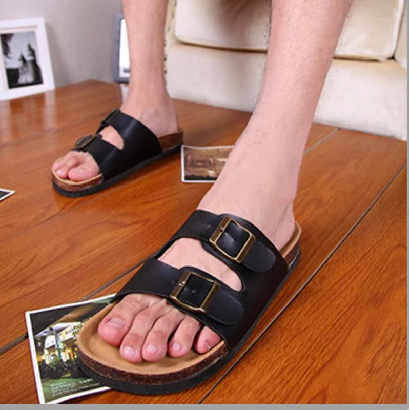 

2020 new fashion casual adult women's shoes Sandals female summer fashion simple couple beach non-slip flat-bottomed slippers