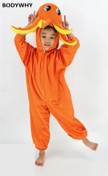 

Octopus Costume Headgear Jumpsuit Outfits Hallow Cute Dress Cosplay Party Boys Girls Kids Clothes Performance Set Chrismas Gift