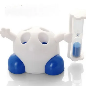 

Bathroom Accessories 3 Minutes Hourglass Timer Toothbrush Holder