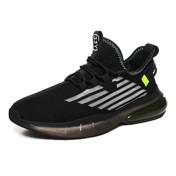 

2020 Mens Casual Shoes Fashion Male Sneakers Air Cushion Breathable Sports Running Shoes Pu Mesh Masculino Adulto Men Shoe