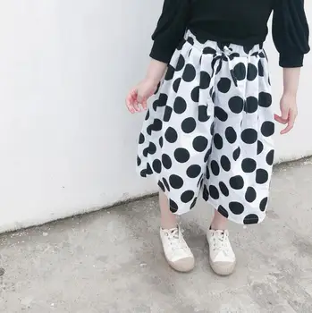 

2020 Korea style girls dots pants summer fashion girls pants 2-7t HV689