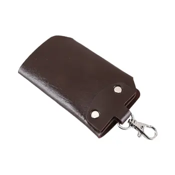 

Pu Waist Keychain Household Large-Capacity Multifunctional Car Lock Key Bag Soft Synthetic Leather Key Bag