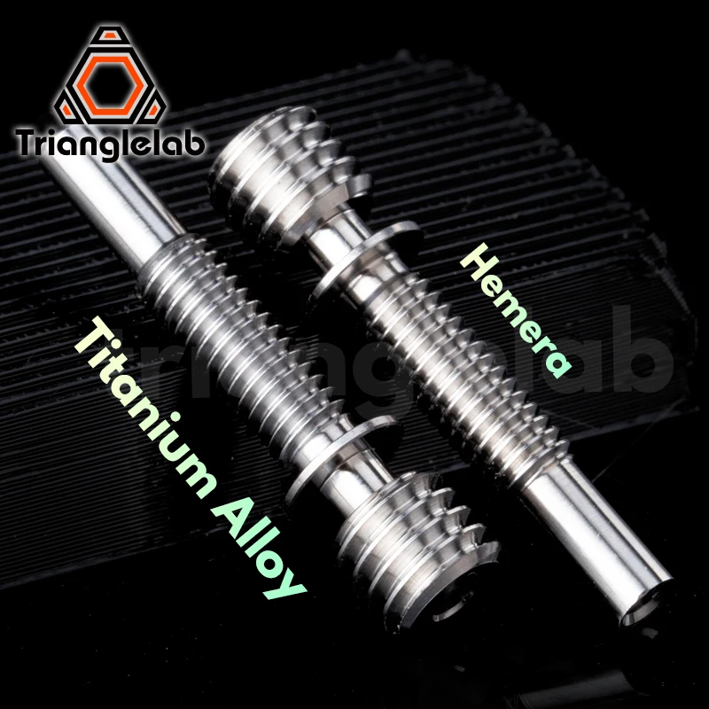 Trianglelab Liga de Titânio Hemera Hotend Heatbreak Hemera v6 Hotend Hemera Quebra de Calor Heatbreak Heatsink Fabricação Especial - Imagem 2