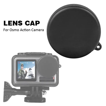 

Outdoor Lens Cap With Lanyard Dustproof Anti Collision Anti Lost Plastic Protection Cover Scratchproof For OSMO Action Camera