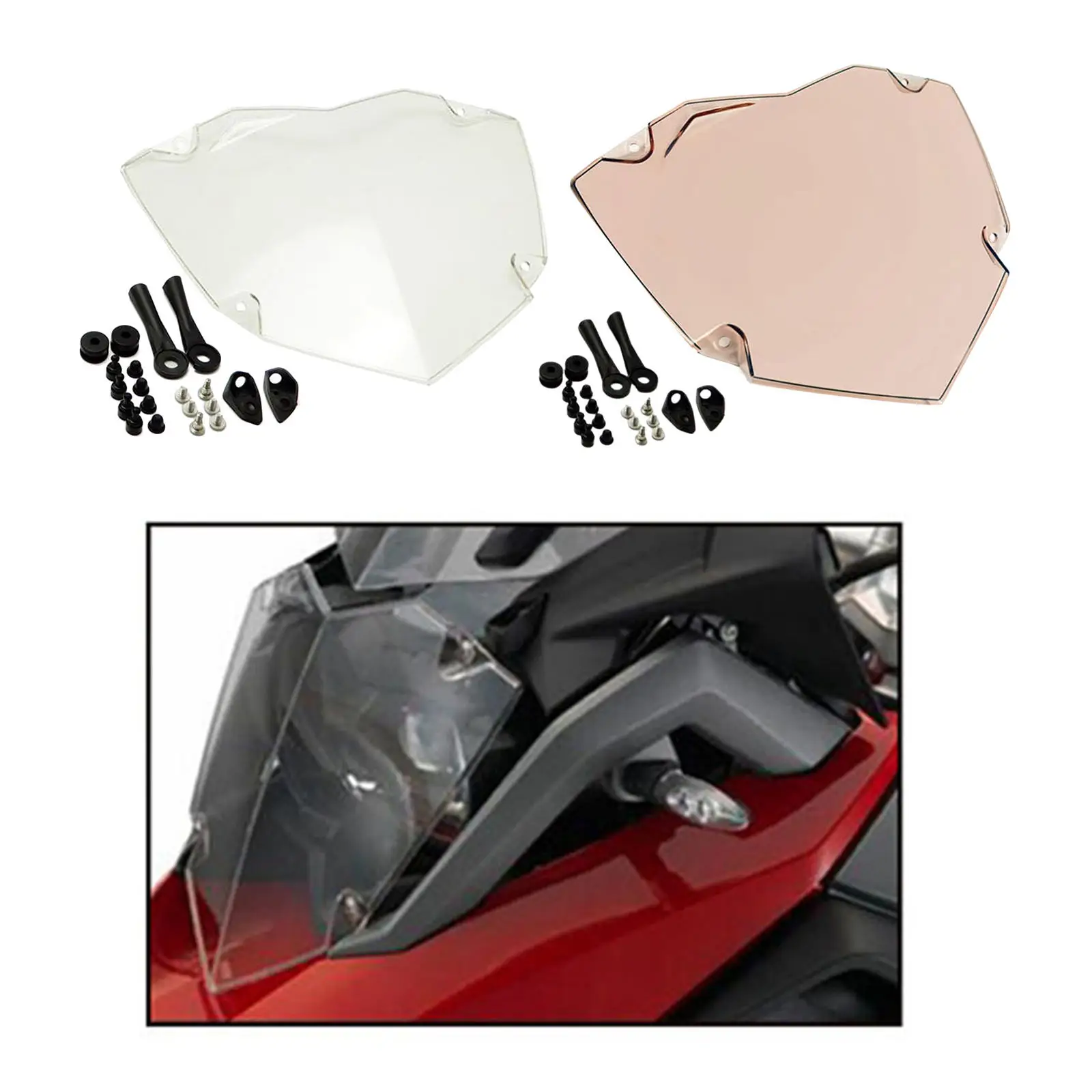 Plastic Headlight Protector Guard Head Light Cover Kits for BMW R1200GS | Автомобили и мотоциклы