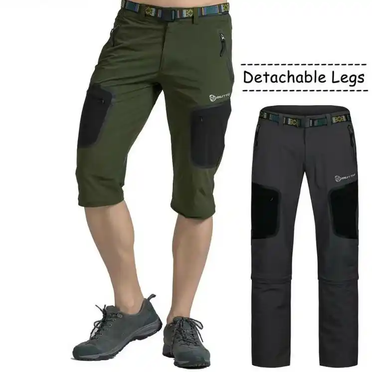 Men's Detachable Cycling Pants Thin 