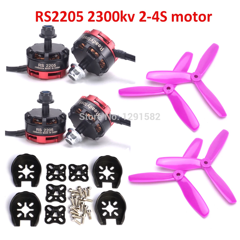 RS2205 2300kv бесщеточный двигатель RS 2205 3 4S для QAV200 210 250 FPV Quad Racing Robocat 270 Martian 190 230 255|2205