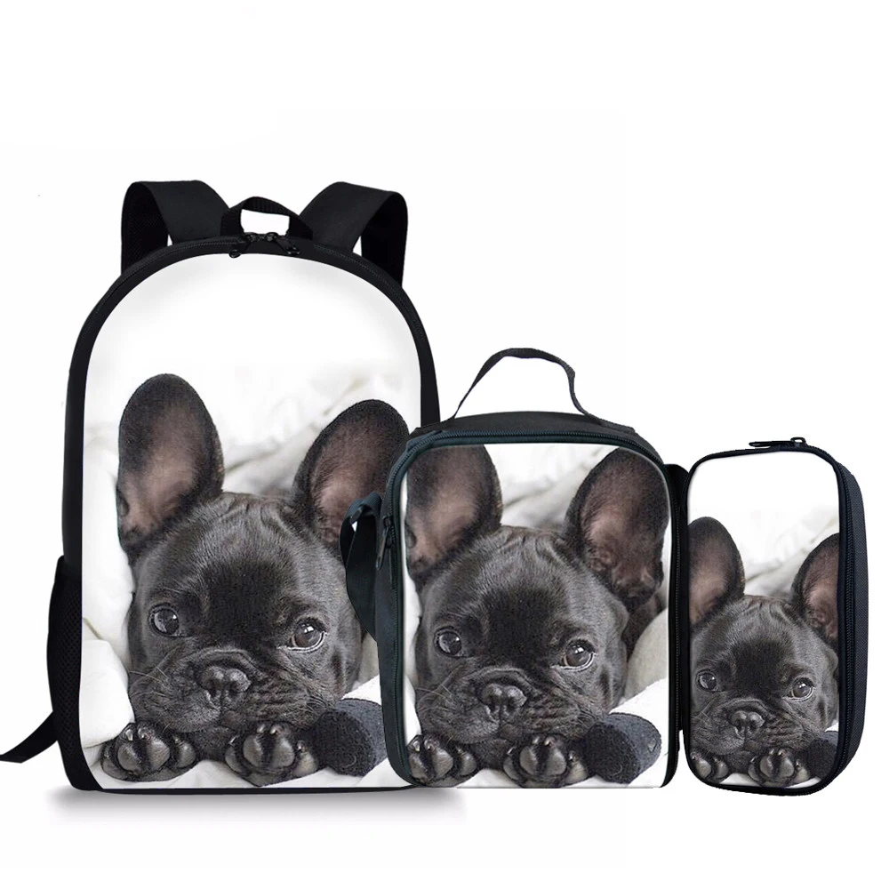 3pcs-set-children-school-bags-for-kids-french-bulldog-shoulder-bagpack-girls-3d-printing-schoolbag-students-primary-bags