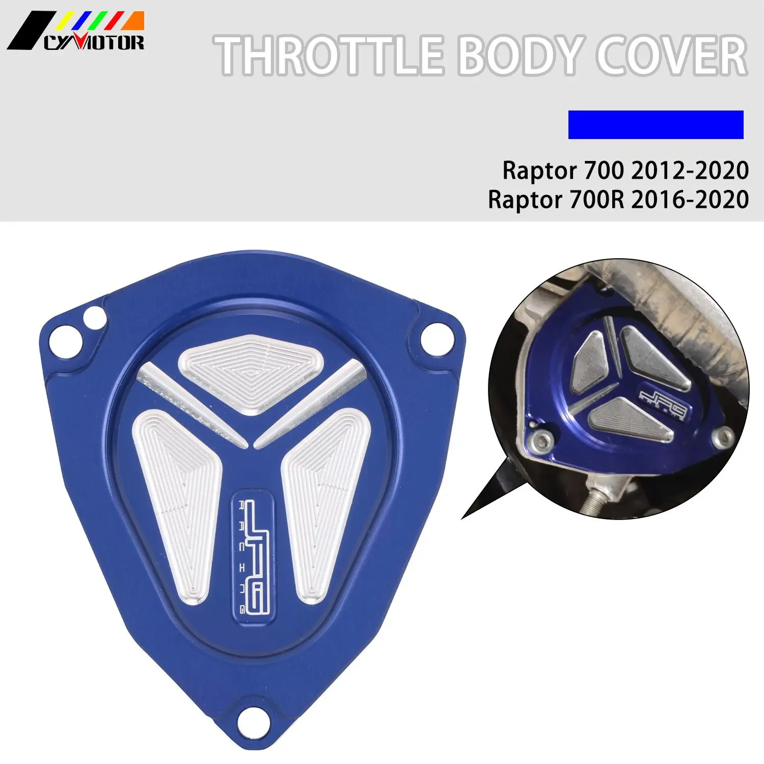 Protezione Del Coperchio Del Corpo Farfallato Atv Cnc Per Moto Yamaha Raptor 700 700R Raptor 700 2012-2020 Raptor 700R 2016-2019 2020