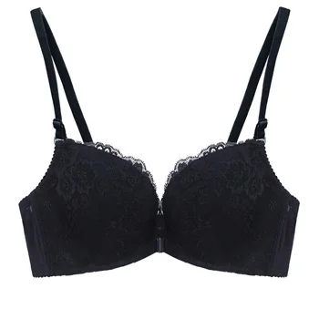 bra panty sets Female front buckle gathered sexy lace bra set underwear sexy lace bra push up seamless bra underwear set