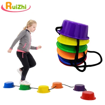 

Ruizhi Children Balance Stone Outdoor Balance Sports One Step One Stone Kindergarten Sensory Training Equipment Kids Toys RZ1166