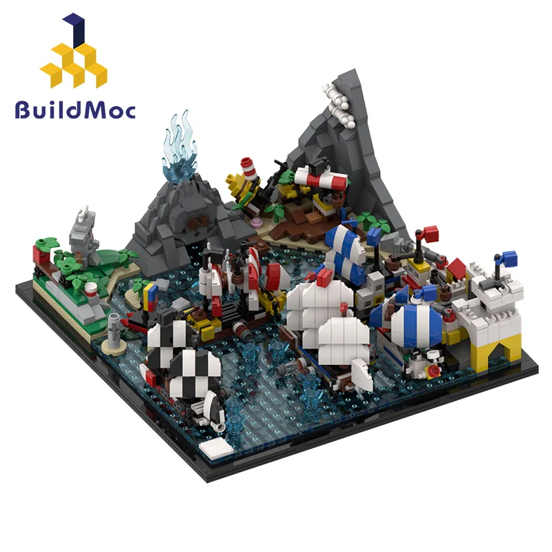 Buildmoc clássico arquitetura série a eternidade modelo blocos de construção criador barco filme tijolos diy brinquedos presentes para crianças