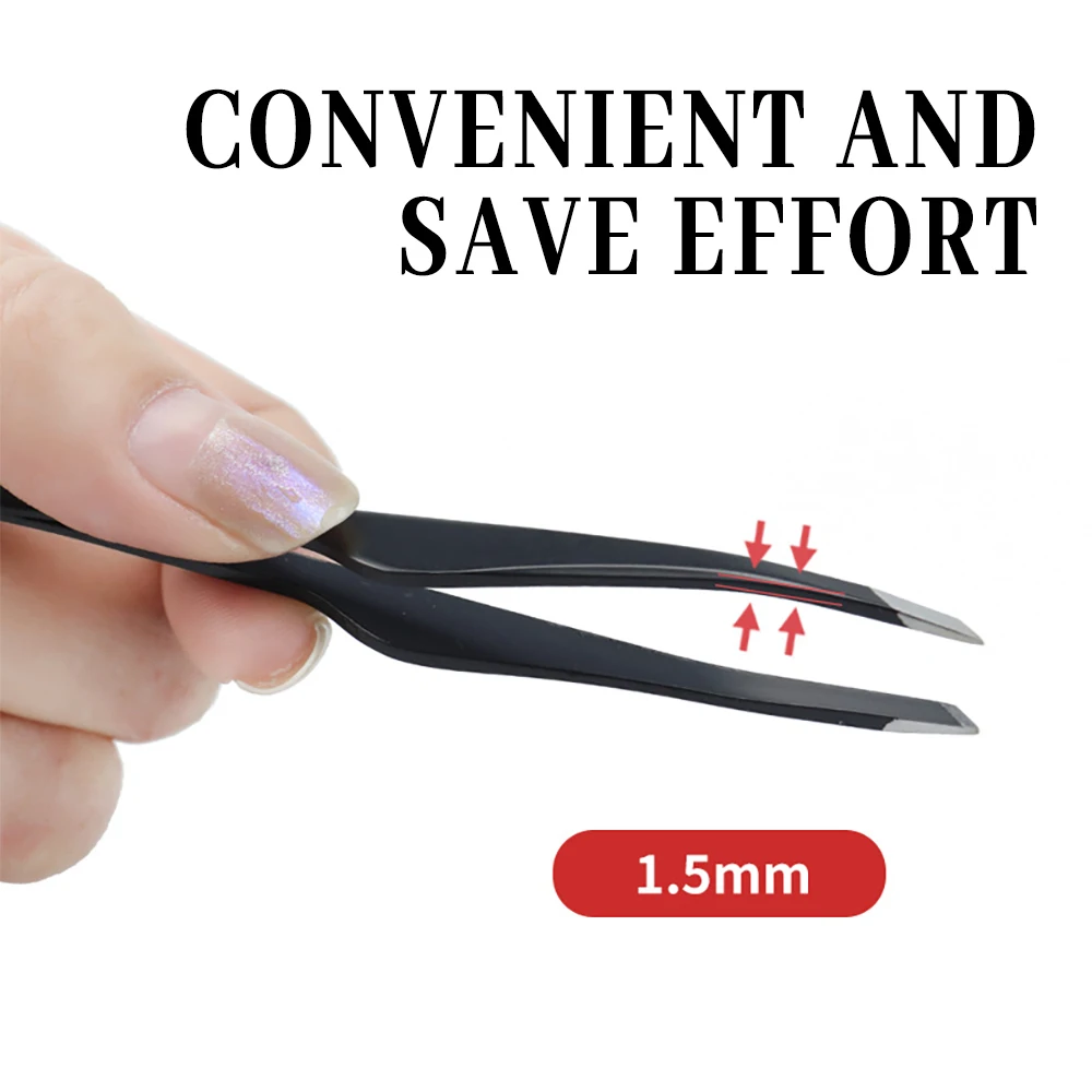 Stainless Steel Tweezers Multitool Anti-static Precision Hair Removal Eyebrow DIY Maintenance Picking Hand Tool Diagonal Pliers