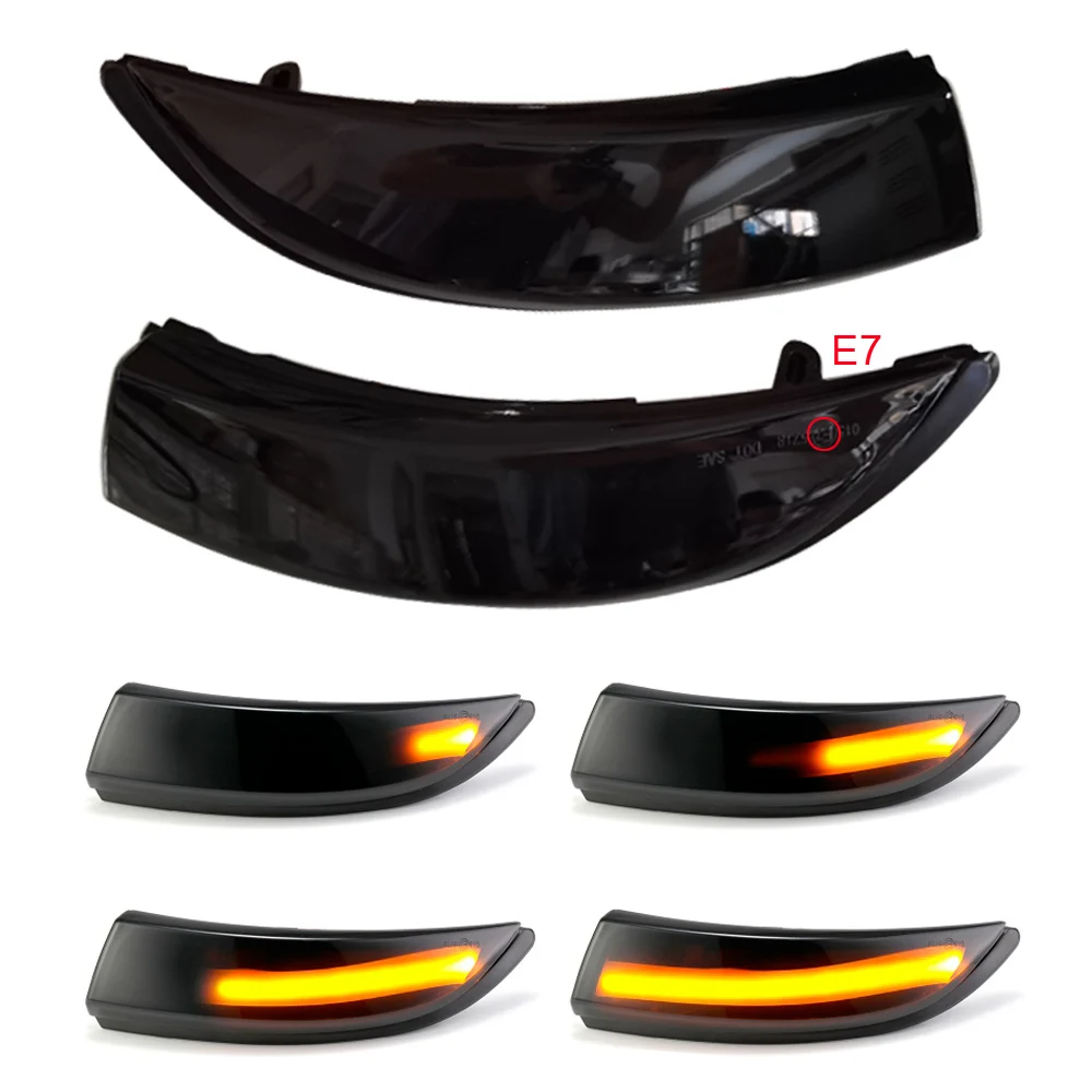 

LED Dynamic Turn Signal Light Flowing Water Blinker Flashing Light For Ford Fiesta 2008 - 2017 for B-Max 2008-2017