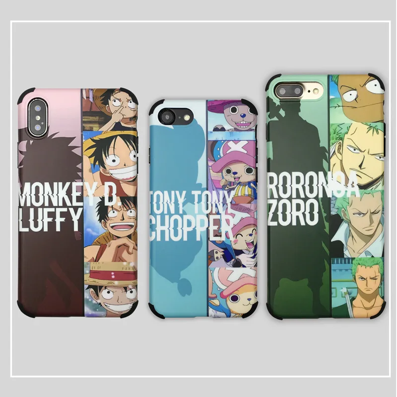 One Piece luffy sunny Roronoa Zoro chopper Anime Phone case for coque iPhone 7 7 Plus 6s 8 Plus X XR xs max case silicone cover