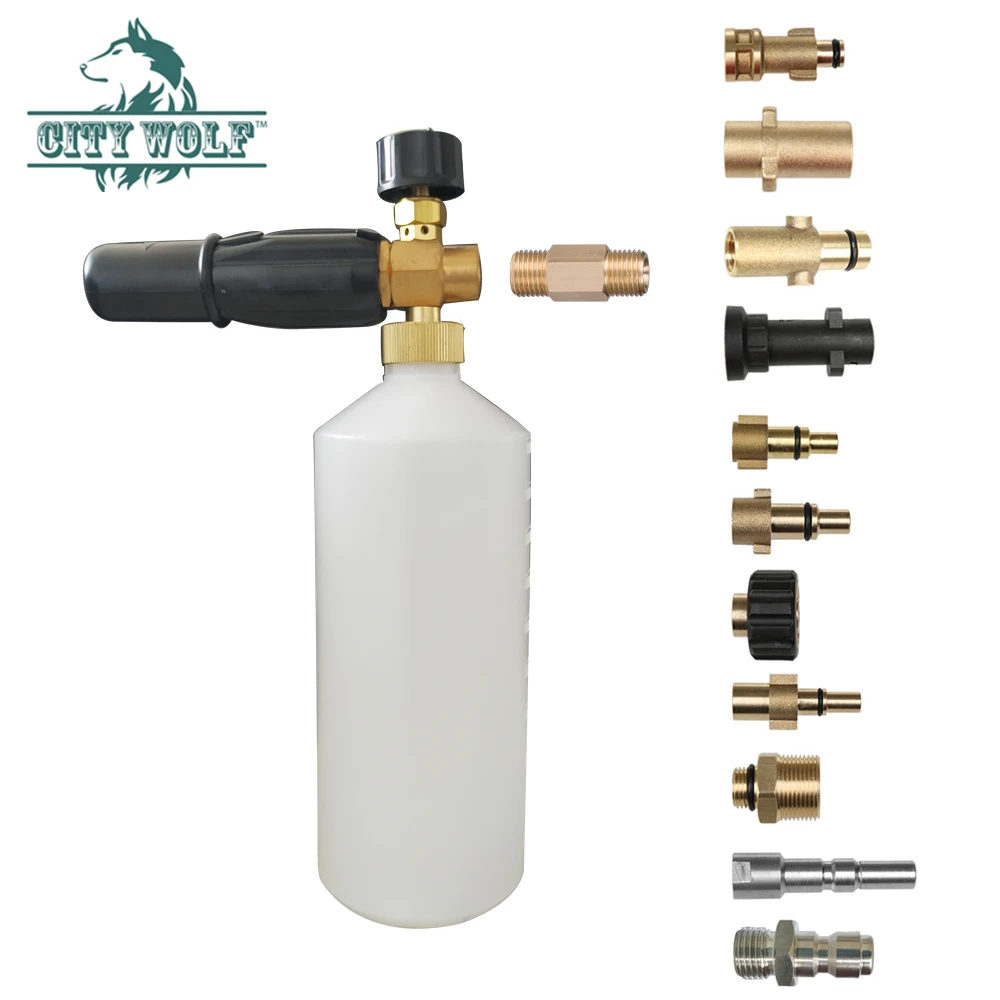 Car Wash Snow Foam Nozzle Soap Sprayer Lance Karcher Lavor Nilfisk Makita Bort Bosche High Pressure Washer Accessoires City Wolf Car Washer Aliexpress