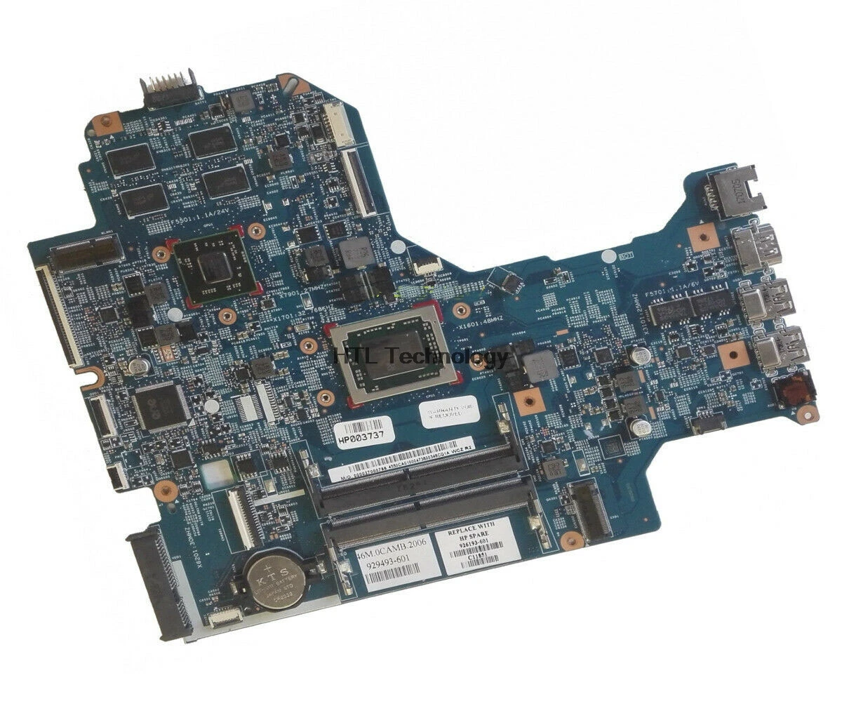 low cost  HOLYTIME Laptop Motherboard For HP 17-AK 17Z-AK 926193-601 926193-501 448.0CA02.0011 GT530 2GB A10-