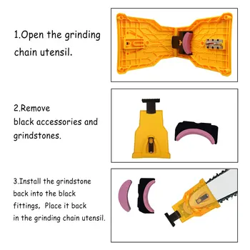 

Portable Grinding Chain Tool Drill Grinder Hardware Tools Water Mill Chainsaw Accessories Woodworking Sharpening Abrasive