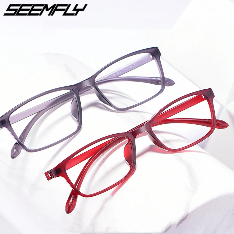 Очки для чтения очки компьютерные пресбиопические Seemfly синие женские мужские и