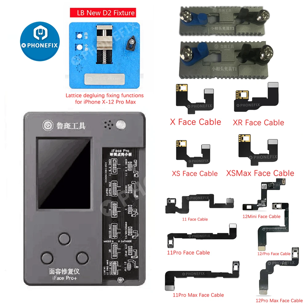 Luban iFace Pro Dot Matrix IC Flex Cable For iPhone X XR XS MAX 11-12 Pro max Repair Face ID Fixture Dot Projector LB Programmer