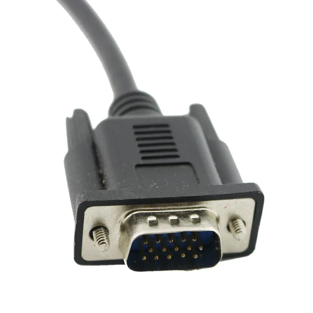 HD 15Pin VGA D-Sub DB15 короткий видеокабель шнур для монитора 30 см
