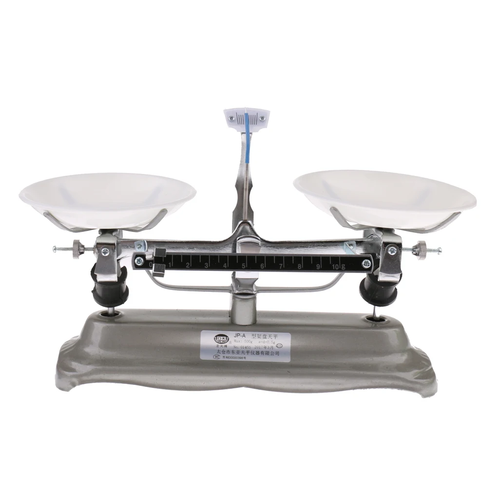 

Double Pan Balance, 500g Capacity, Single Beam Balance, for Lab Analytical Weighing & Balance Learning