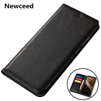 

Litchi Pattern Genuine Leather Wallet Phone Case For Sony Xperia XA Ultra/Sony Xperia XZ Premium Phone Holster Card Slot Holder