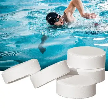 

50pcs Swimming Pool Instant Disinfection Tablets Chlorine Dioxide Effervescent Tablets Disinfectant Strong Chlorine Ingots