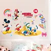 Cartoon Mickey Minnie Wall Stickers For Children Bedroom Kids Rooms Living Room Wall Decal Art Poster Mural Christmas Gift Decor ► Photo 2/6