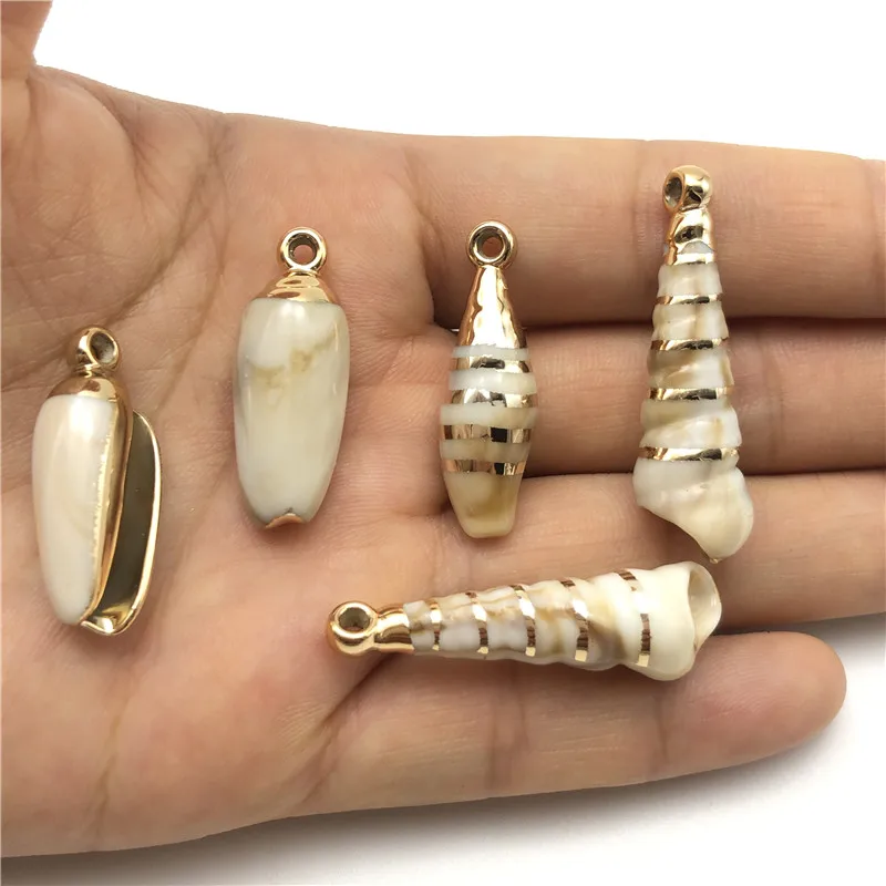 10 шт. подвесная подвеска в виде раковины для самостоятельного изготовления ювелирных изделий|Шармы| |