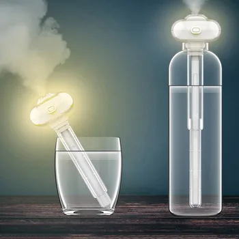 

USB Portable Air Humidifier Diamond Bottle Aroma Diffuser Mist Maker For Home Office Humidification Detachable