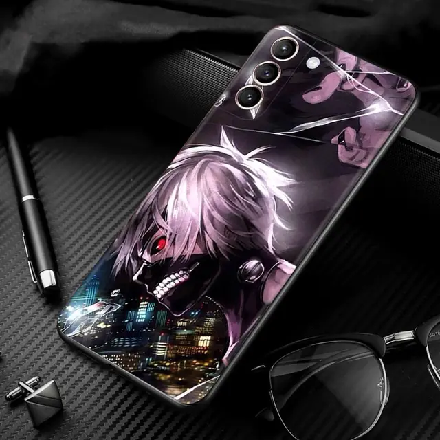 Smartphone Case For Samsung Galaxy S20 FE S21 Ultra S9 S10 Plus Lite S10e Back Cover Funda Bag Anime Manga tokyo ghouls B02